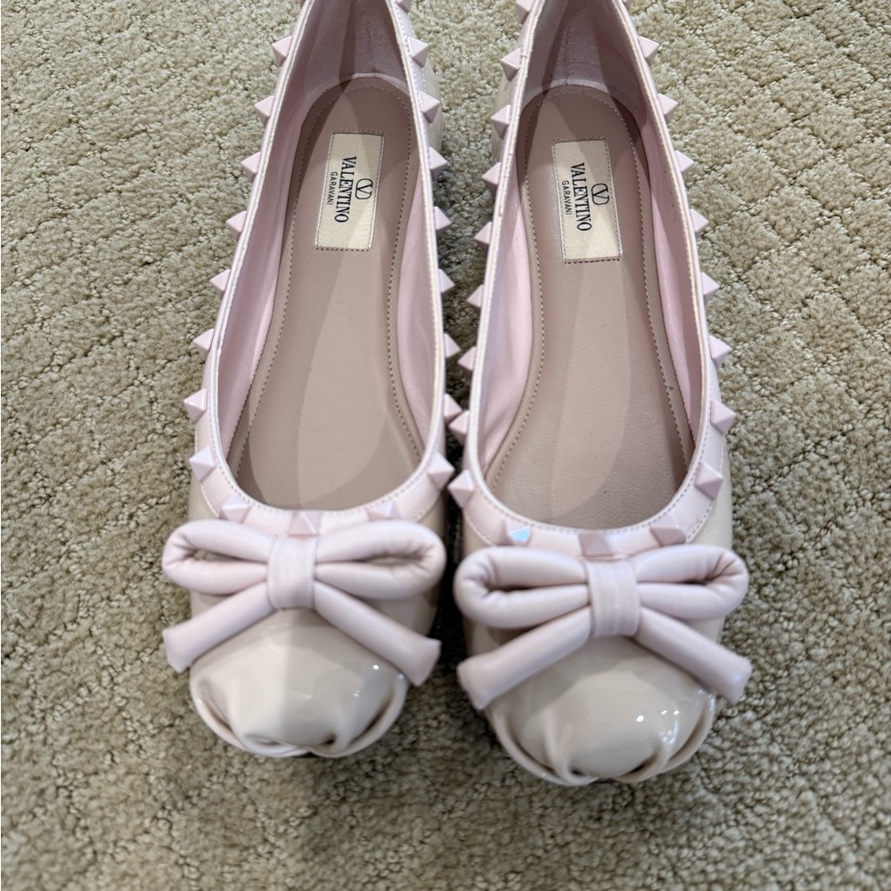 Valentino Ballerina Studded Flats